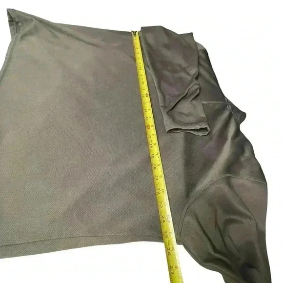 John Deere Gray 1/4 Zip Long Sleeve Pullover Top Men's Size X-Large - Picture 3 of 8